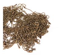 100pcs 10/15/20cm Metallo Sfera Perline Catena Con Connettore Clasp Tag Chiave