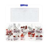 100pcs 10 Values CBB Capacitor Set Metallized Polyester Film Capacitors Assortment Kit 10nF~470nF 22NF 47NF 100NF 0.47uf 0.1uf RRBXXUYN
