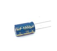 100PCS 1000UF 16V 16V1000UF Aluminum Electrolytic Capacitor high-frequency 8X16MM ICXLPMC