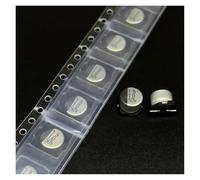 100pcs 10uF 50V 6.3x5.3mm 50V10uF Chip type SMD Aluminum Electrolytic Capacitor AUOQKQUT