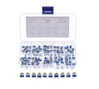 100pcs 10value RM065 (100 ohm - 500K) 6MM Horizontal Trimpot Potentiometer Assortment Kit Box NWPNLXEA