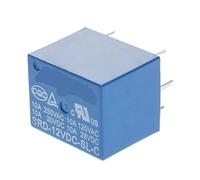 100Pcs 12V DC Power Relay SRD-12VDC-SL-C T73-12V 5Pin PCB Type SMGLRUEAT