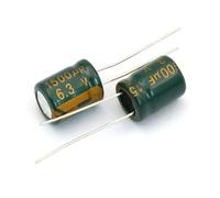100PCS 1500uF 6.3V Aluminum Electrolytic Capacitor 6.3V1500uF 10 * 13MM MQXFCZUX