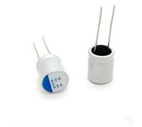 100PCS 16V820UF Solid Aluminum Electrolytic Capacitor 820UF 16V 8 * 12MM MQXFCZUX
