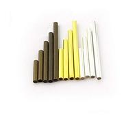 100pcs 2 * 10-15-20-25-30MM perline di metallo in ottone perline gioielli che fanno accessori fai da te fatti a mano parti-2x30MM Argento