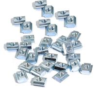 100Pcs 20 Serie T Dadi Scorrevoli Martello Blocco Dado Dadi Quadrati M5 T Dadi p