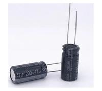 100PCS 200V47uf electrolytic capacitors and 47UF 200V 13X20mm NWPNLXEA