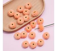 100pcs 20MM Morbido Simil Coniglio Pelliccia Pom Sfere con Foro Fai da Te Cucito