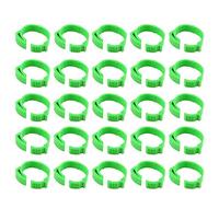 100pcs 20mm Numero 001-100 Anelli, Caviglie Marcatori Numerici Tag, Adatto per Razze di Pollame Ruspanti, Anatre, Galline