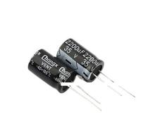 100PCS 2200UF 35V electrolytic capacitor 35V2200UF 16 * 25MM MQXFCZUX