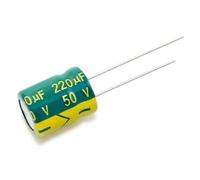 100PCS 220UF 50V 50V220UF Aluminum Electrolytic Capacitor high-frequency 10X13MM RUAJOGYNVM