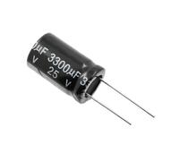 100PCS 25V3300uF Aluminum Electrolytic Capacitor 3300UF 25V 13x25mm ICXLPMC
