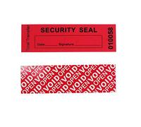 100pcs 30x90mm Rosso 100% Totale-Trasferimento Sicurezza Void Etichette