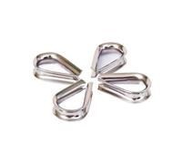 100Pcs 316 Stainless Steel Cable Wire Rope Protective Per Funi