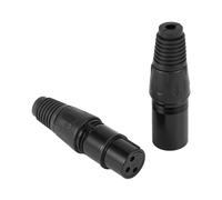 100Pcs 3Pin Xlr Maschio Un Femmina Cavo di Prolunga per Microfono Microfono Cavi Spina Presa Audio Mic Adattatore Connettore Audio