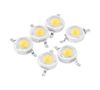 100PCS 3W Luce bianca SMD LED Perline Chip Lampadina Lampada 3.2-3.4V 350mA Chip diodi emettitori di luce SMD per apparecchi di illuminazione fai-da-te(Bianco 6000-6500 K.)