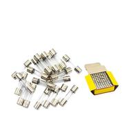 100PCS 5 * 20 Glass Fuse Fast Fuse Not Fuse Kit 250V 0.1A 0.2A 0.5A 1A 2A 3A 4A 5A 6A 7A 8A 10A 12A 15A 20A Quick Blow 6X30mm Hot(5A,6X30MM)