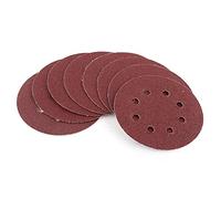 100Pcs 5 pollici 8 fori levigatura dischi set professionale rotonda lucidatura dischi sabbia orbita dischi levigatura fogli 60/80/100/120/240 grana Baking Paper