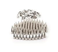 100pcs 7 14mm punte a cono in metallo borchie a vite rivetti fai da te in