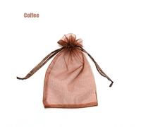 100pcs 7X9-13X18Cm Organza Coulisse Sacchetti per Gioielli Confezione E Regali