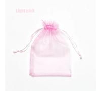 100pcs 7X9-13X18Cm Organza Coulisse Sacchetti per Gioielli Confezione E Regali