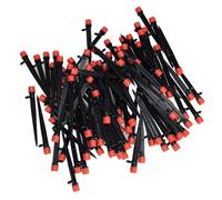 100pcs Adjustable Water Flow Irrigation Drippers Stake Emitter Drip System