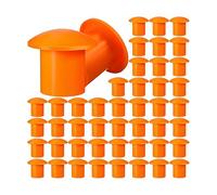 100PCS Arance Funghi Tondo per cemento armato Protezioni finali Coperture protettive in acciaio rinforzato per ponti e tunnel Cappucci sicurezza per la costruzione