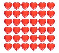 100pcs Baubles a forma di cuore San romantico decorazioni per
