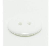 100Pcs Bottoni per Cucire Bambini 2 Fori Bottoni in Resina per Bambini Fai-da-Te Artigianato Bottone Tondo Set Accessori per Cucire (Bianca, 15mm)