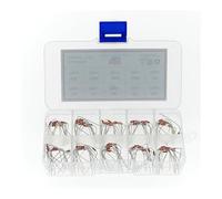 100Pcs/Box 10value Thermistor Resistor Kit NTC-MF58 2K 5K 10K 15K 20K 50K 100K 200K 500K 1M Temperature sensor +/-5% 3950B NWPNLXEA