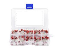 100Pcs/Box CBB Metal Film Capacitors Assortment Kit 63V 100V 10Values 102 222 332 472 103 223 333 473 683 104 154 224 334 474 56 MQXFCZUX