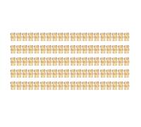 100PCS Brass Insert M3x4x4.2 Golden, Threaded Insert, Wear Resistance Burr Free Knurled Threaded Fine Workmanship Burr Free High Efficiency Deep Thread Stable for 3D Printing Proje (M5x10x7)