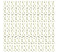 100pcs Brass Sinker Eyes Screw Guides for per bass Fishing 100pcs | 100-piece bulk pack, brass material, screw-in design, ideal for per bass rigs, easy installation