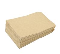 100PCS Buste per buste ibride Sacchi di carta Kraft Sacchetto di immagazzinaggio per imballaggio semi di grano di mais(9 * 13cm)