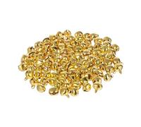 100Pcs Campanellini Natalizi Pezzi Oro Decorazioni per Albero di Natale Matrimonio Fai da Te Gioielli Set Campanelle in Metallo per Addobbi Festivi