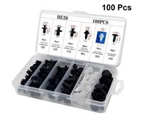 100PCS Car Body Trim Clip Fermo Paraurti Rivetti Viti Auto Push Tipo di