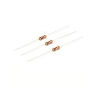 (100pcs) Carbon Film Resistor 1/4W 5% 1R 1.2 1.5 1.8 2R 2.2 2.4 2.7 3R 3.3 3.6 3.9 4.3 4.7 5.1 5.6 6.2 6.8 7.5 8.2 9.1 R Ohm AUOQKQUT(4.3R)