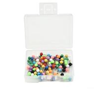 100pcs Carp Fishing Rig Pins 11mm Round Head Plastic | Round head design, secure rig holding, prevents line slip, 11mm length, carp fishing essential