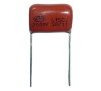 100pcs CBB capacitor 152 2000V 152J 2KV 1500pF 1.5nF P15 CBB81 Metallized Polypropylene Film Capacitor ICXLPMC