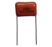 100pcs CBB capacitor 222 1600V 222J 1.6KV 2200pF 2.2nF P15 CBB81 Metallized Polypropylene Film Capacitor Capacitance Meters