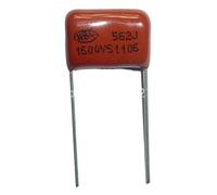 100pcs CBB capacitor 562 1600V 562J 1.6KV 5600pF 5.6nF P15 CBB81 Metallized Polypropylene Film Capacitor AUOQKQUT