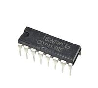 100Pcs CD4017 Decade Counter Divider IC - Reliable DIP-16 Integrated Circuits DIY Electronics Projects