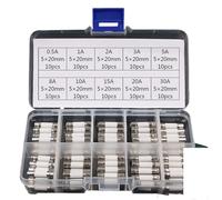 100pcs Ceramic Fuse 5mm X 20mm Slow Blow T 0.5A 1A 2A 3A 4A 5A 6A 8A 10A 13A 15A 20A 30A 250V Circuit Breaker Car Cigar O(One Box)
