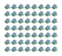 100Pcs Chiaro Clip di Carta Piazza Colorato Morsetto di Carta per Sacchetto di Cibo Foto File Ricevute Disegno Board Cucina Ufficio Uso Documenti Clip