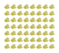 100Pcs Chiaro Clip di Carta Sqaure Forma Morsetti di Carta File Clip Sacchetto di Cibo per Sacchetto di Cibo Documento Disegno Board Colorato Ufficio Clip