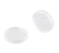 100Pcs Clear Coin Holders 26mm Plastic Capsules Transparent Plastic Coin Cases 26mm Round Shape Coin Storage Boxes 26mm for Collectors Display 26mm Diameter Coin Containers 100 Pack Clear Easy Open