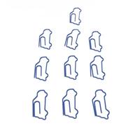100Pcs Cute Car Shaped Metal Paper Clips, Fun Portable Office Clips for Document and File Classification
