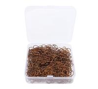 100Pcs Cycle Shaped Paper Clips Bulk | Cute Colored Stainless Steel Clips for Office/School/Home | Decorative Notebook Organizer with Storage Box (Caramel Colour)