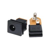 100pcs DC Power DC-015 Jack 5,5X2,5MM Montaggio a Pannello quadrato 5,5X2,1MM 5,5 x 2,1 mm connettore DC DC015(5,5 x 2,1 mm)