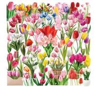 100Pcs decorativo fiore modello adesivo PET per Notebook copertura del telefono chitarra journaling adesivi bordi